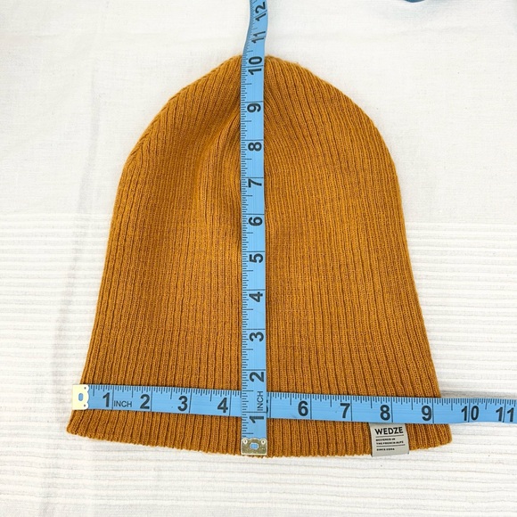 Wedze Ski Beanie - Fisherman in Golden Brown - Picture 12 of 14